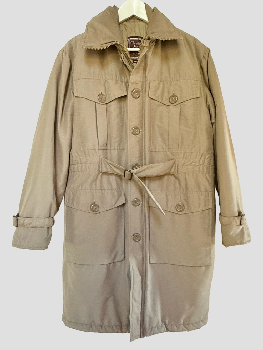 Dior Beige/Tan Utility Trench Coat